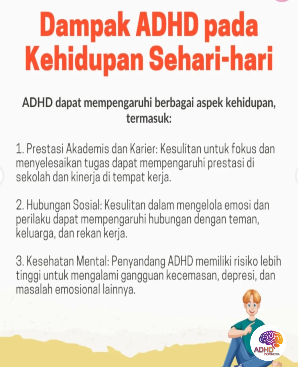 ADHD dan Hubungan Sosial Anak di Lingkungan Sekolah di Kabupaten Tangerang